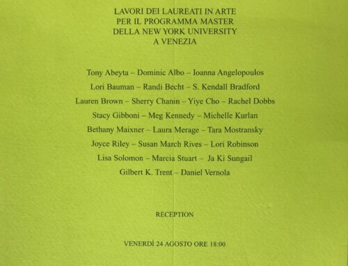 Exhibition mailing recto/verso